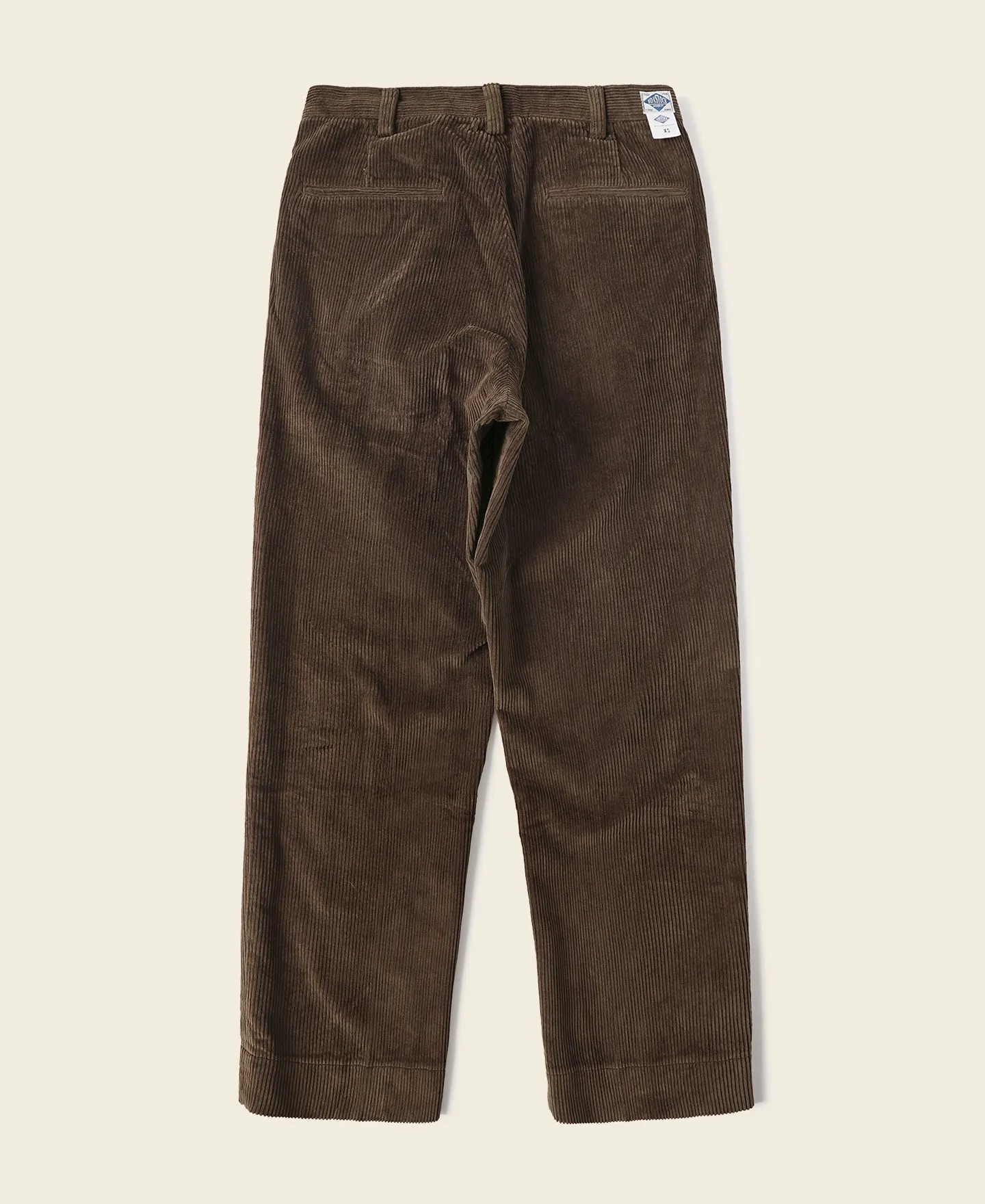 12.5 oz 8 Wale Corduroy Trousers - Brown