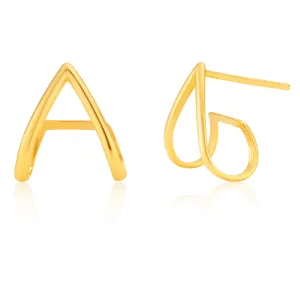 9ct Yellow Gold Ear Jackets