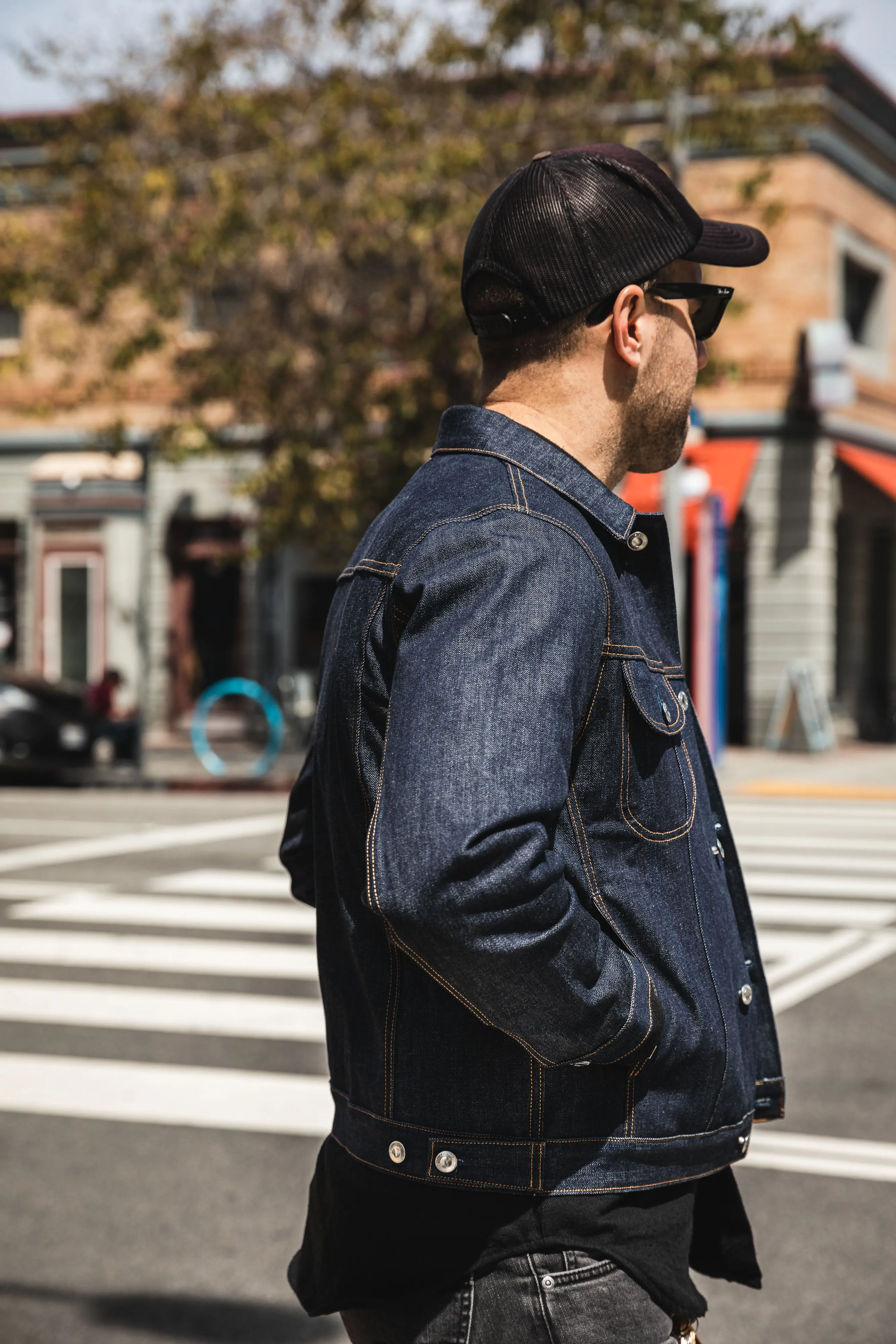 Benzak Denim Developers - BDJ-05 Trucker Jacket Special #2 - 15 oz. Vintage Indigo Selvedge