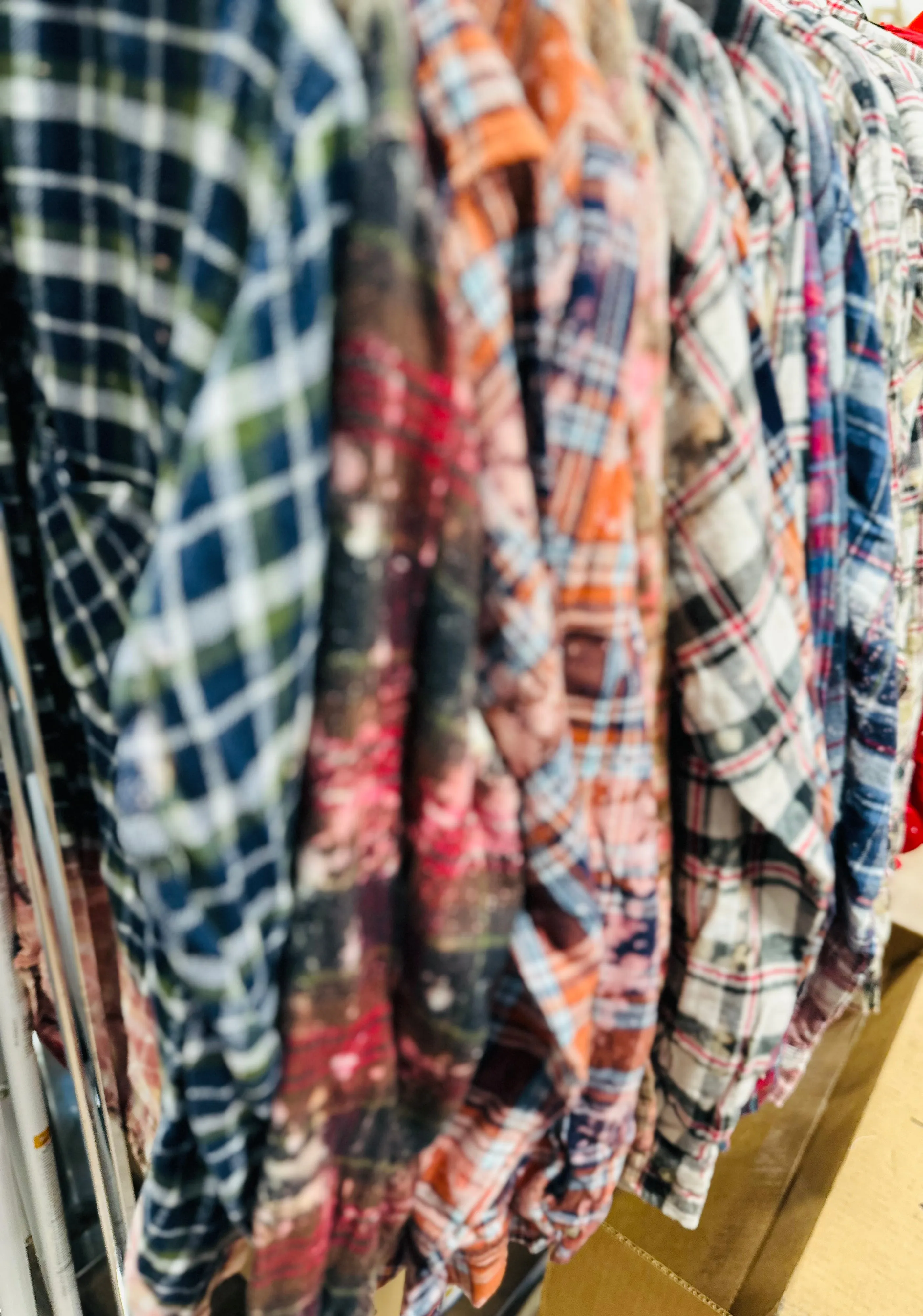 BLEACHED FLANNEL SHIRTS