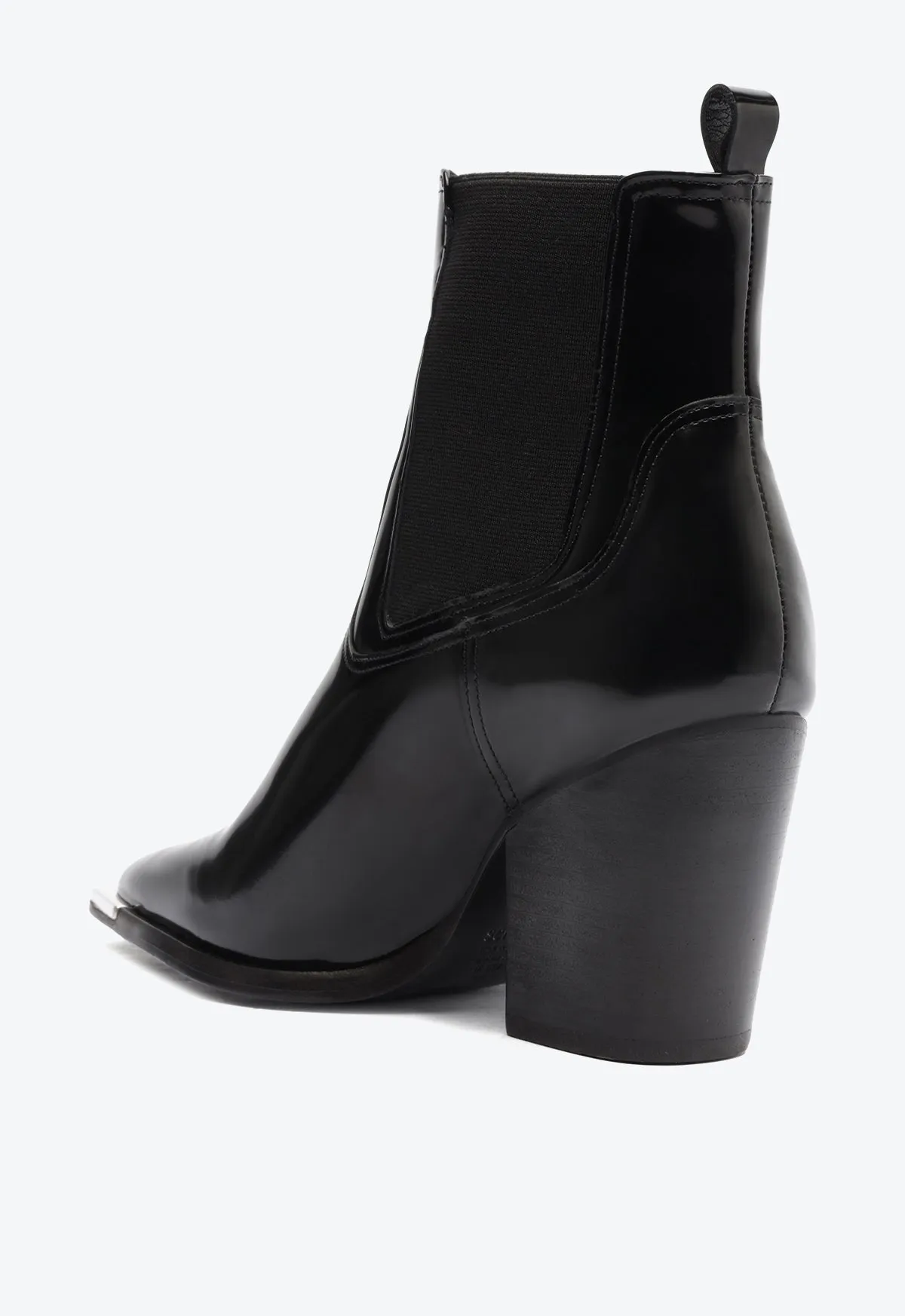 Brandy Leather Bootie