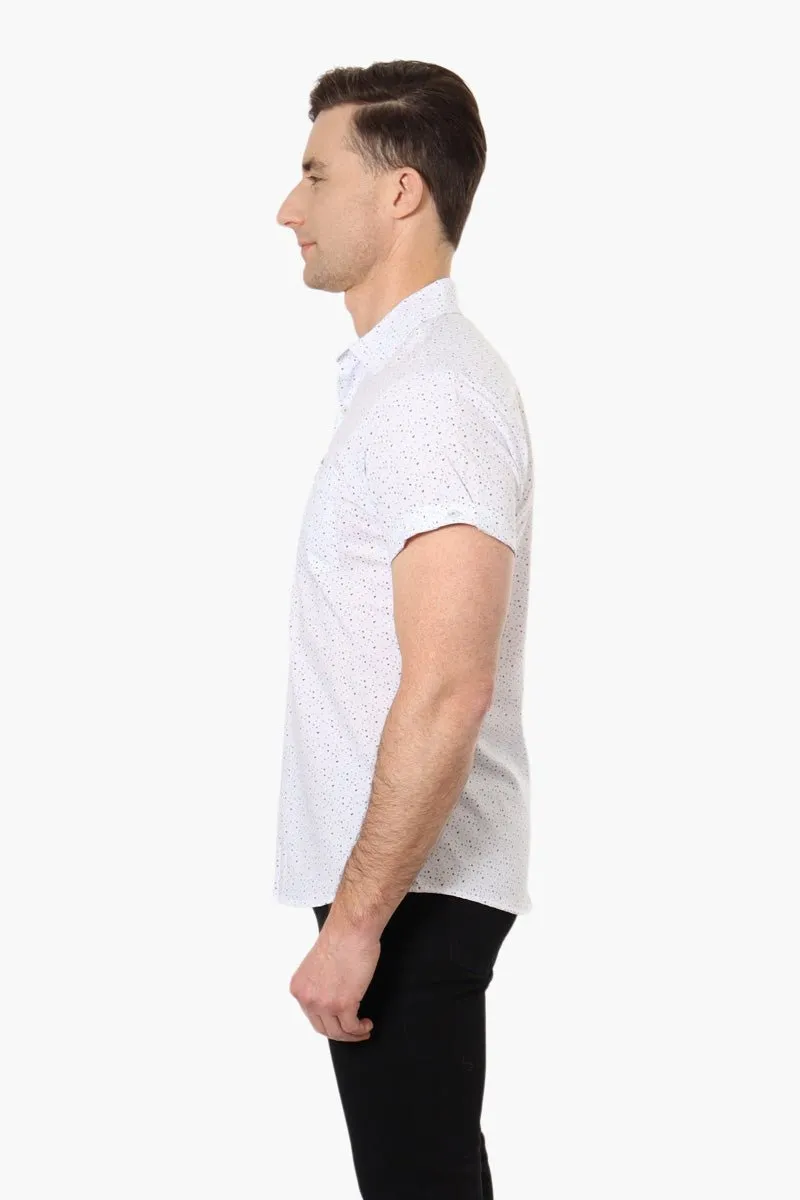 Canada Weather Gear Patterned Casual Shirt - White