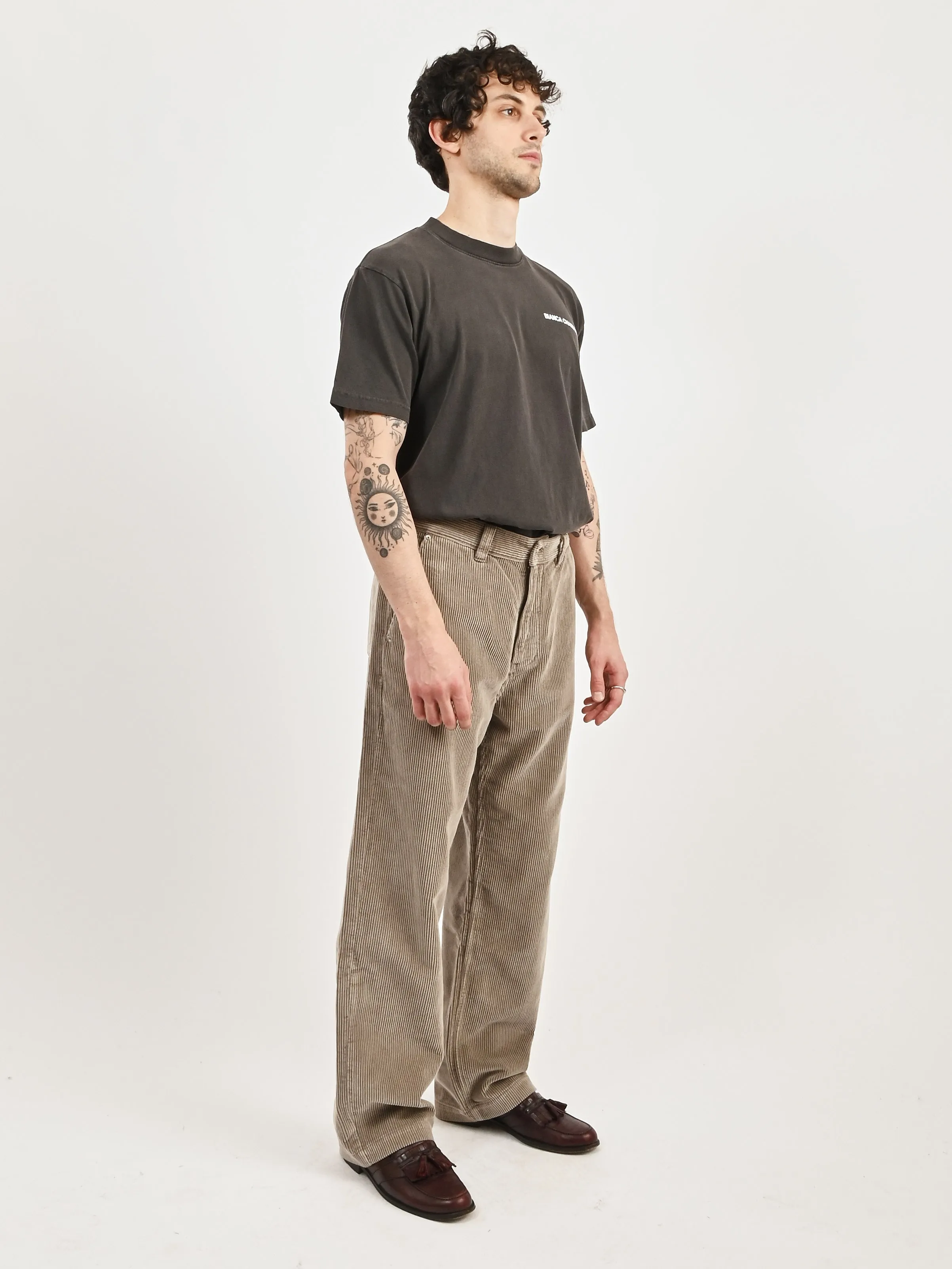 Dusty Brown Cord Trousers