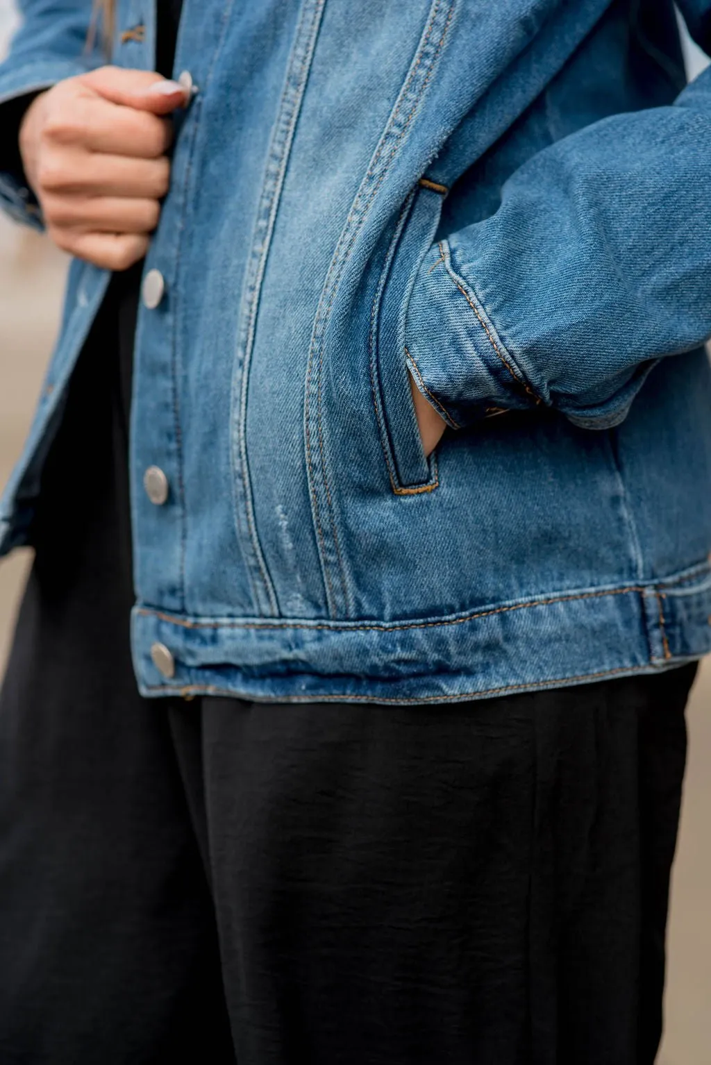 Everyday Full Length Denim Jacket