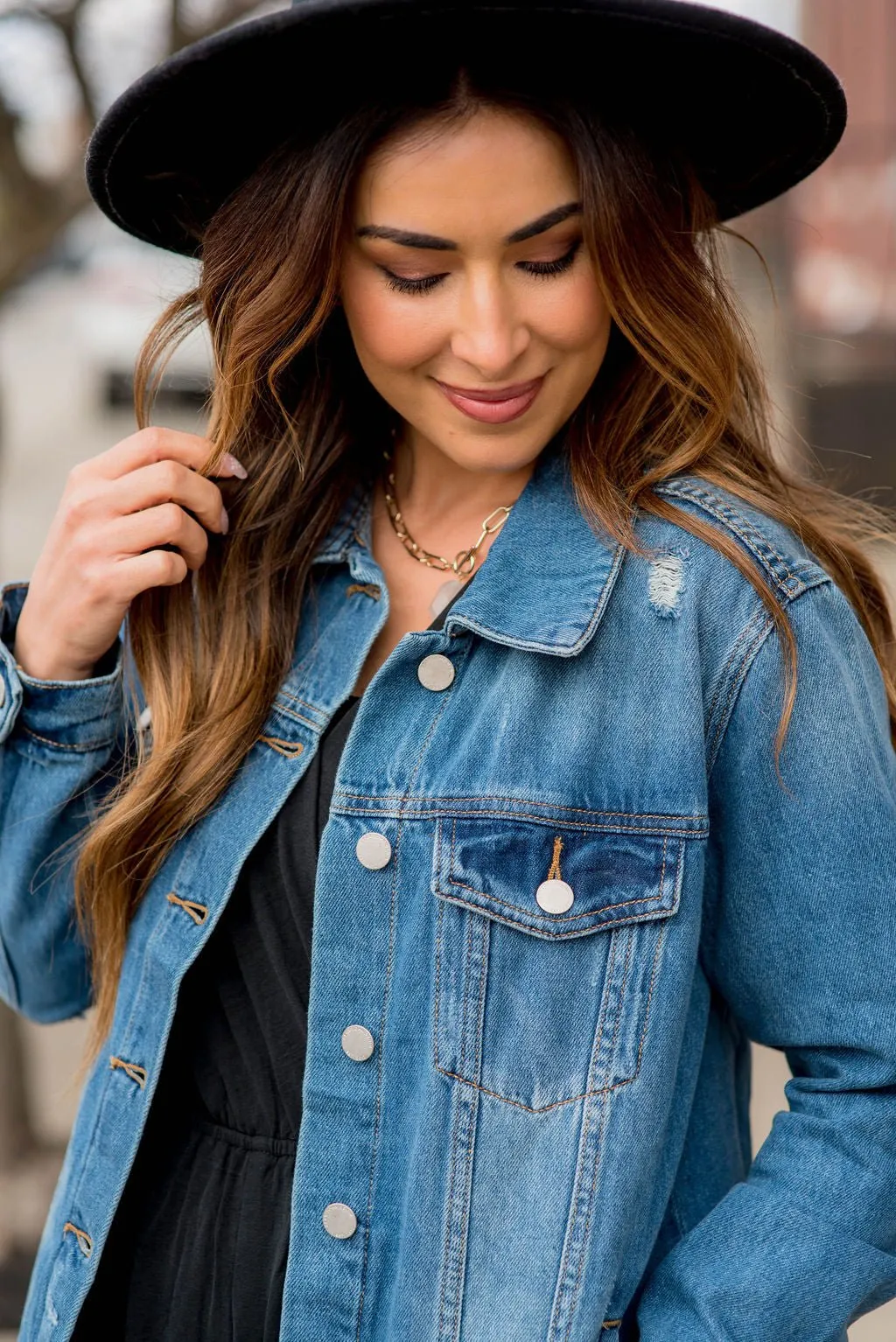 Everyday Full Length Denim Jacket