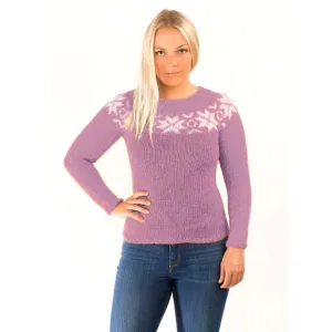 Eykt Wool Pullover Light Berry