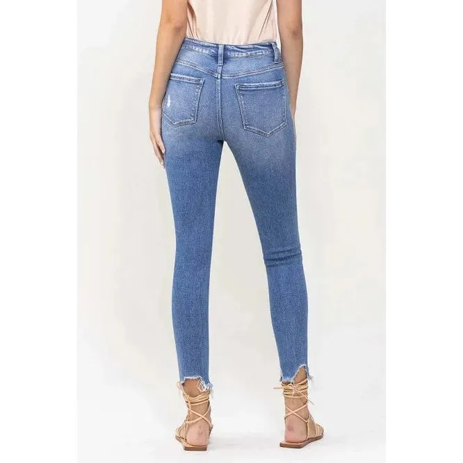 Flying Monkey High Rise Crop Skinny Innovation Jeans