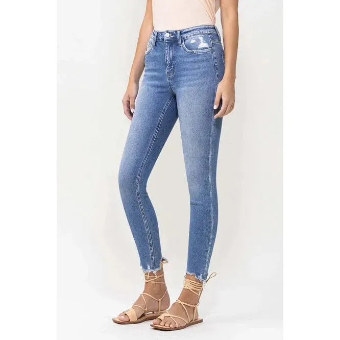 Flying Monkey High Rise Crop Skinny Innovation Jeans