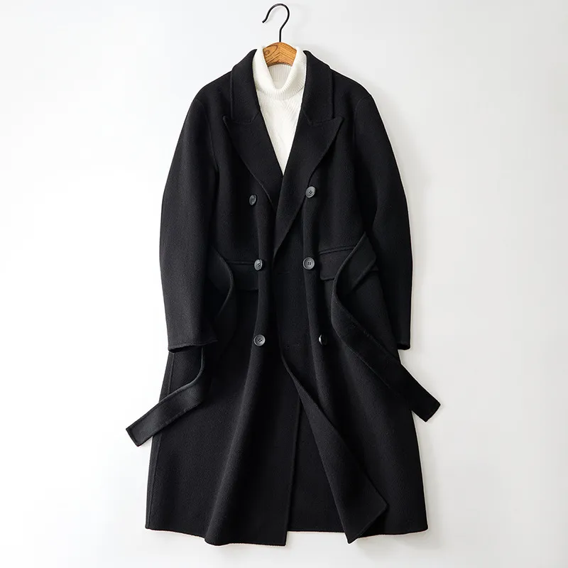 Franco Bianchi Long Wool Trench Coat