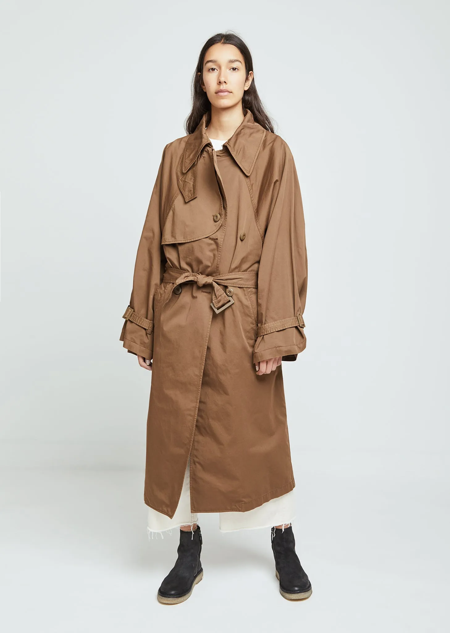 Garment Dyed Trench Coat