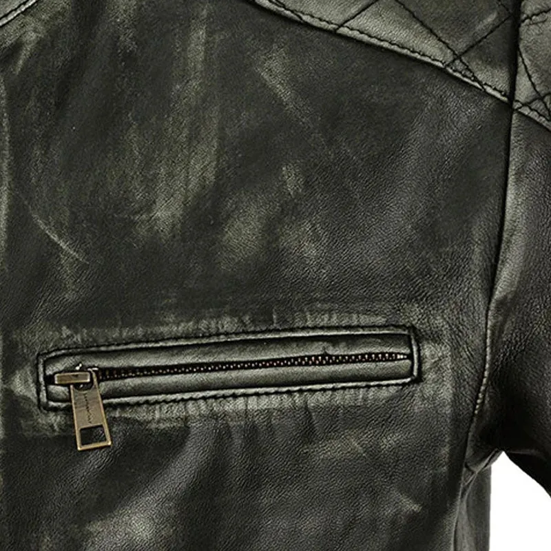 Genuine Best Looking Fashion Boys Biker William Leather Jacket