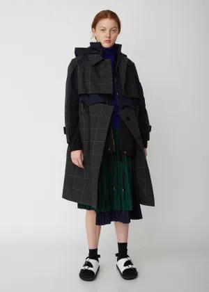 Glencheck Hybrid Coat