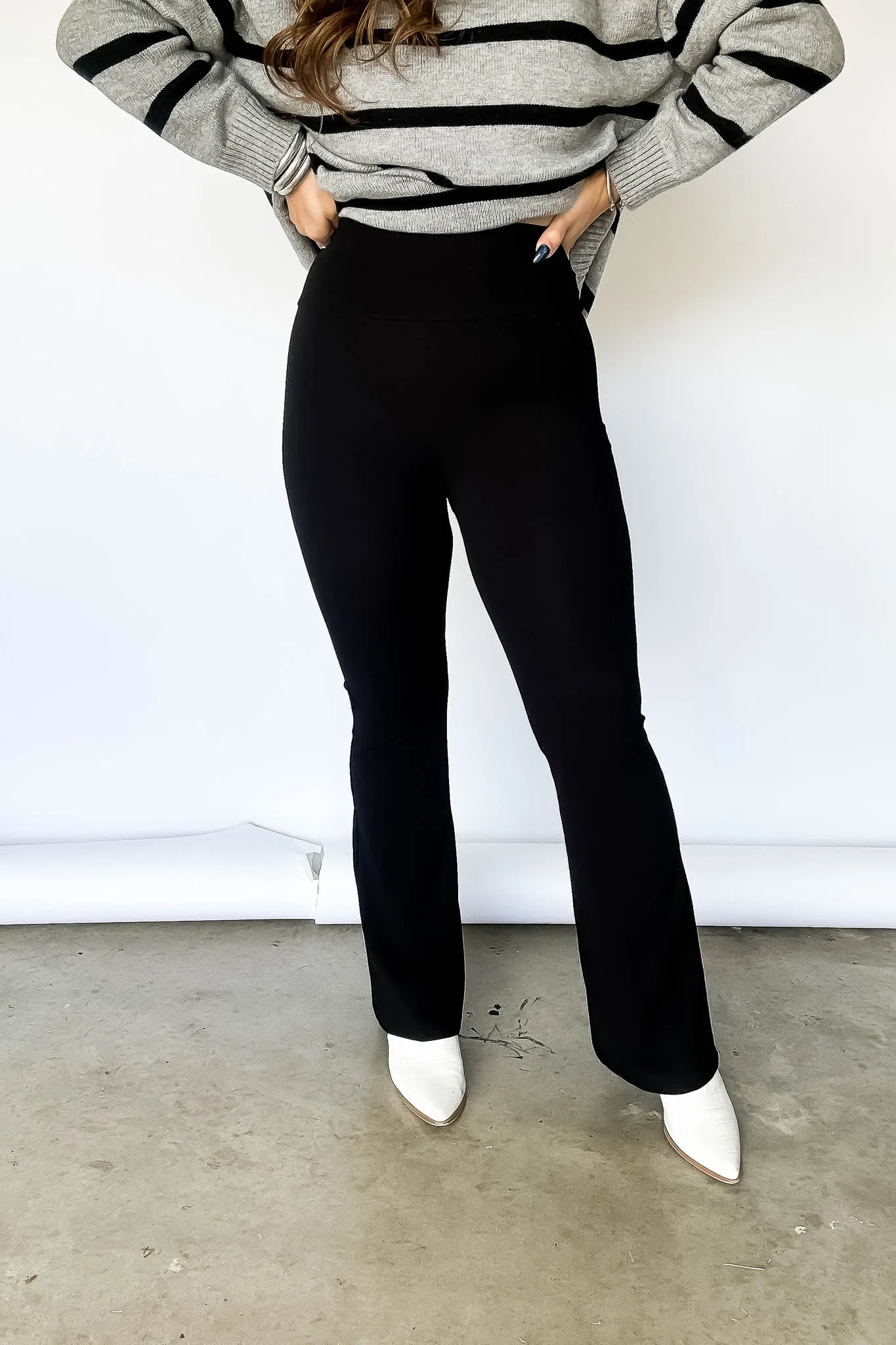 High Waisted Black Pants