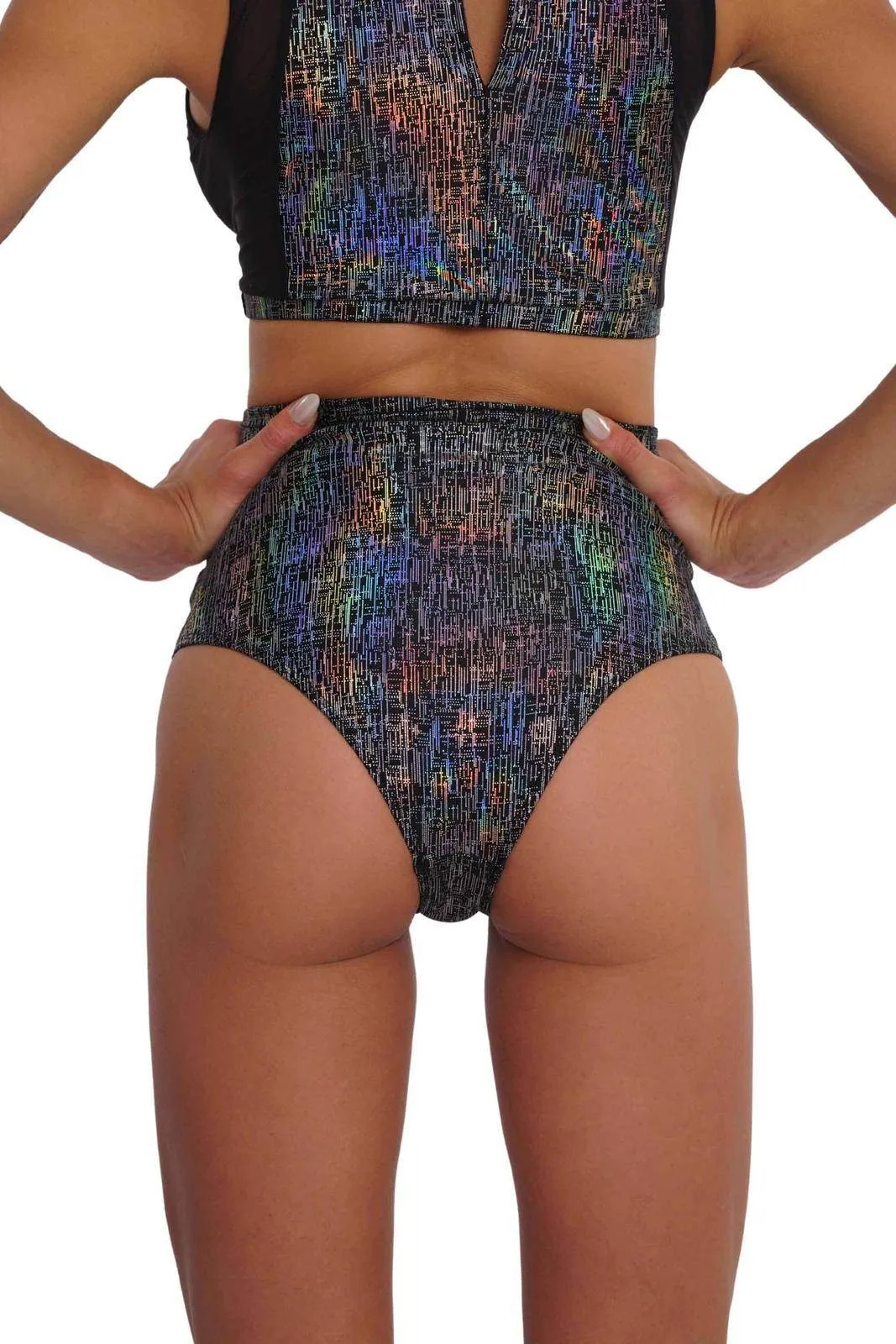 High Waisted Hot Pants - Matrix