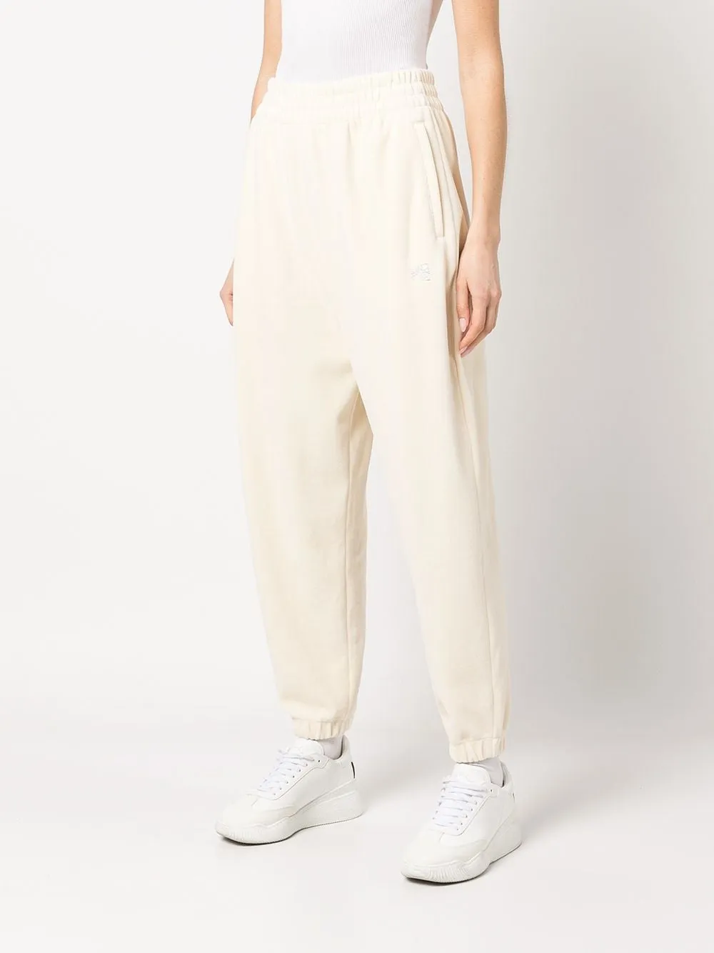 HIGH-WAISTED TRACK TROUSERS