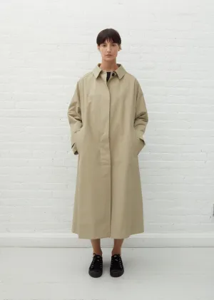 Holin Everyday Mac Cotton Blend Trench — Tan