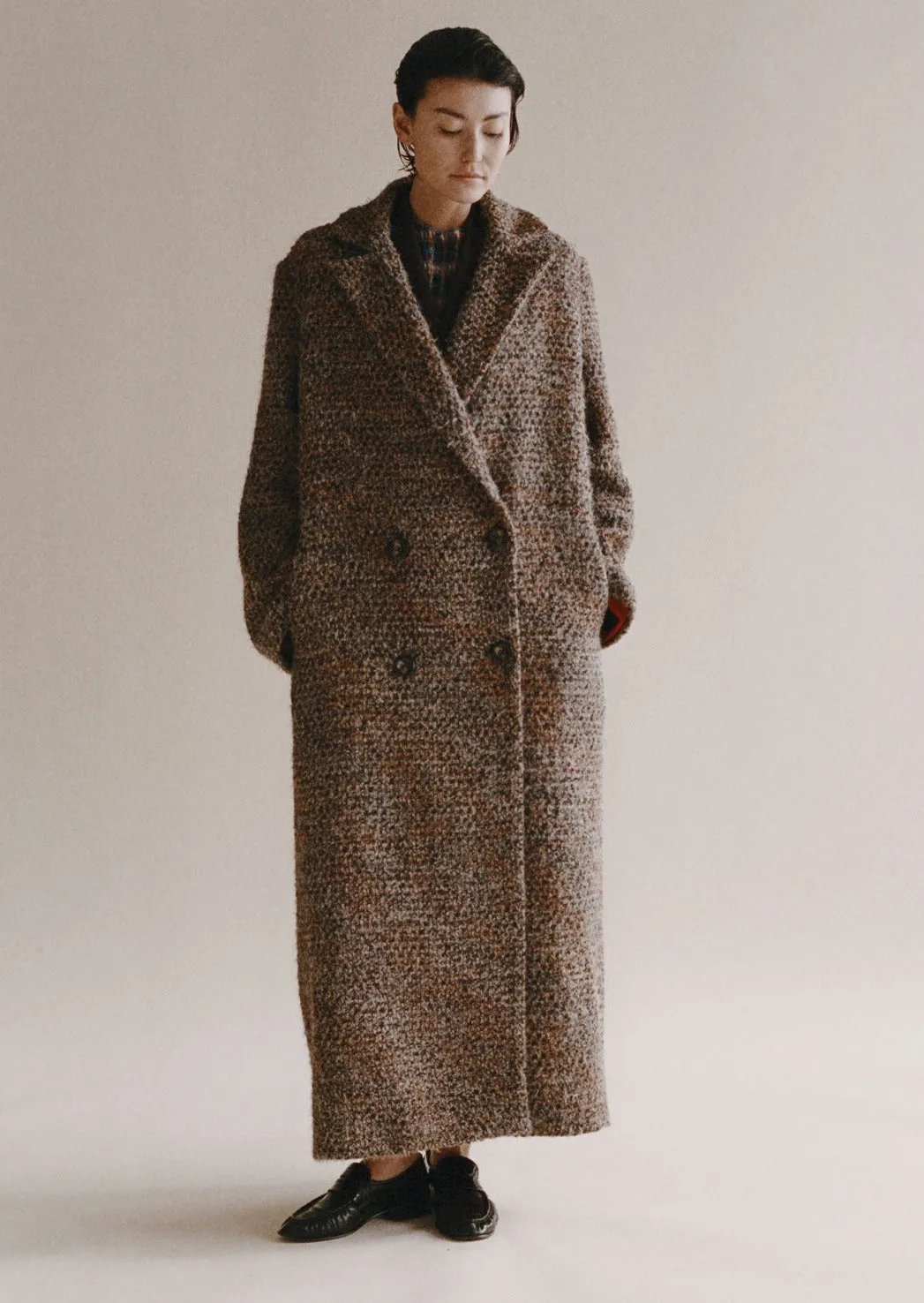 Husk Oversized Wool Coat