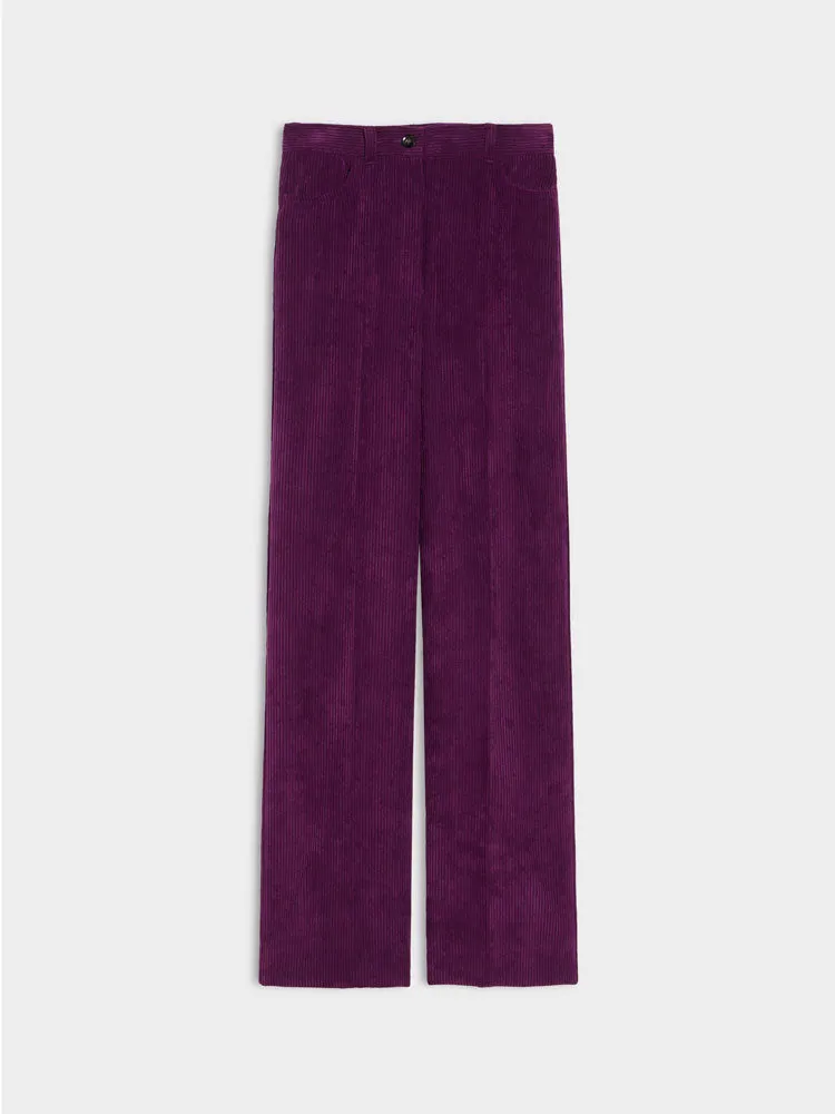 iBlues Group Corduroy Trousers Purple