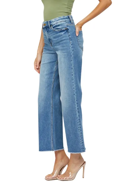 Kara Stretch HR Wide Leg Jeans