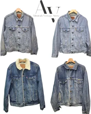 LEVIS & wrangler DENIM JACKETS