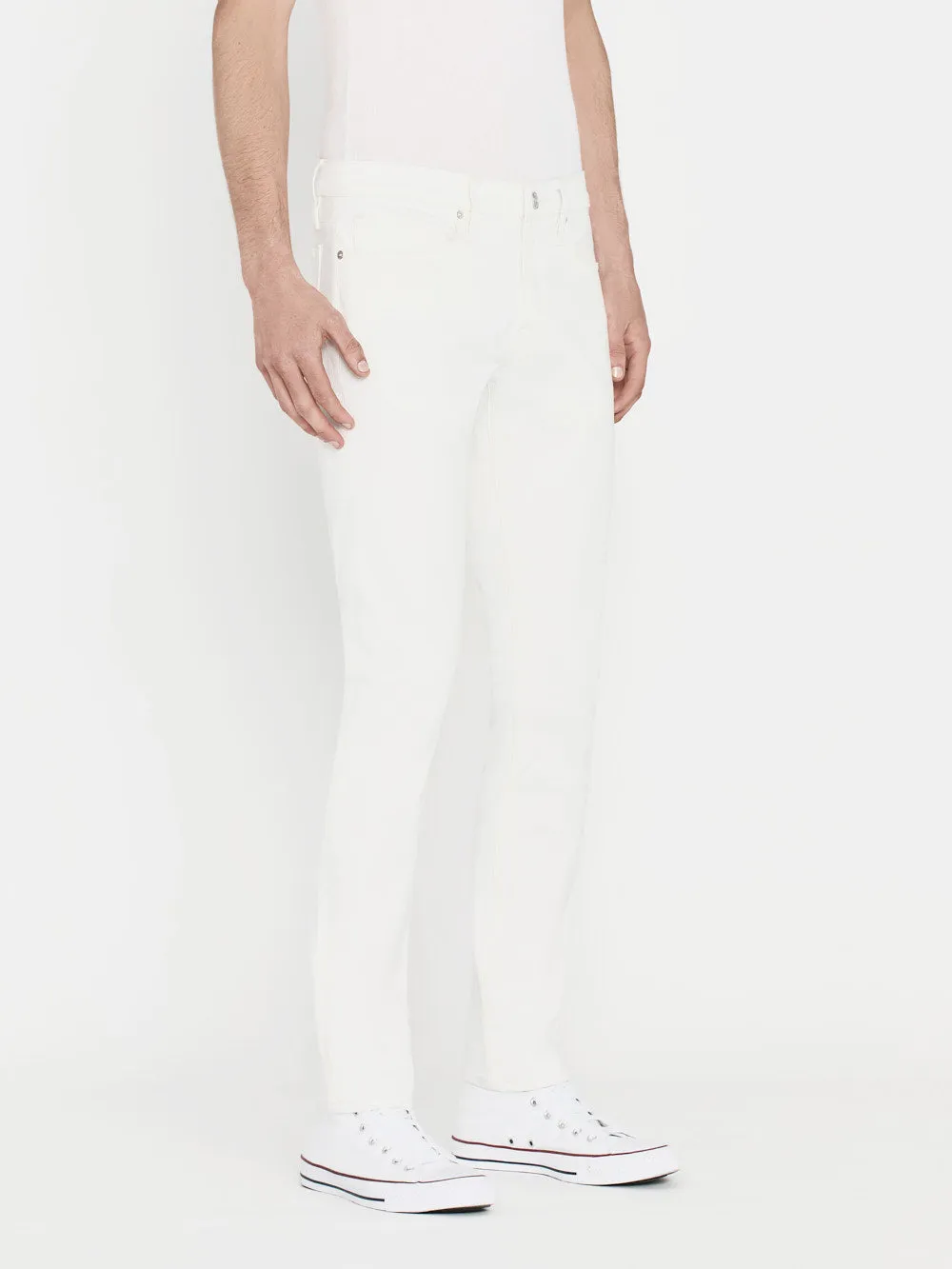 L'Homme Slim Twill -- Whisper White