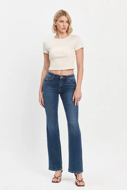 Miranda Relaxed Bootcut Jean (Vervet)