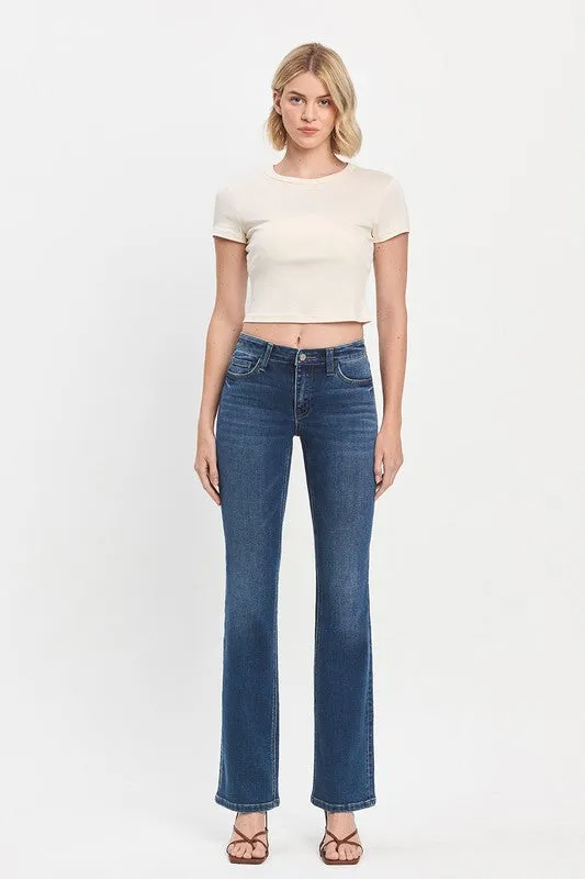 Miranda Relaxed Bootcut Jean (Vervet)