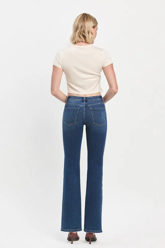 Miranda Relaxed Bootcut Jean (Vervet)