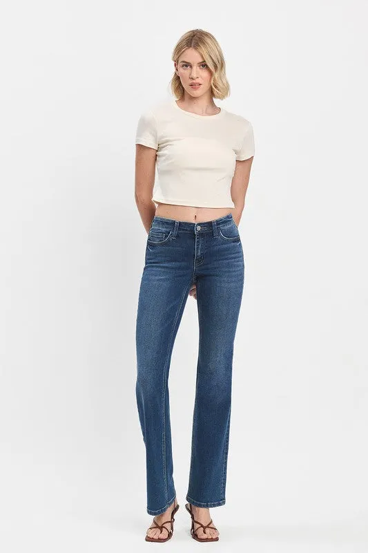 Miranda Relaxed Bootcut Jean (Vervet)