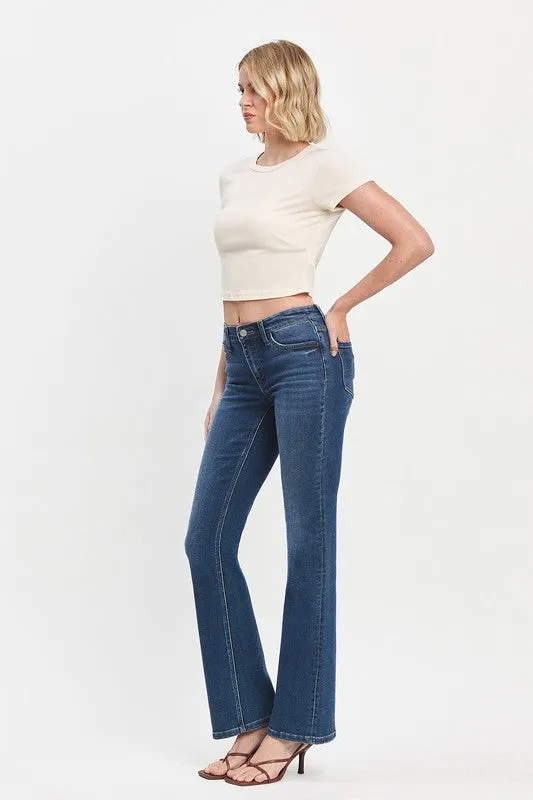 Miranda Relaxed Bootcut Jean (Vervet)