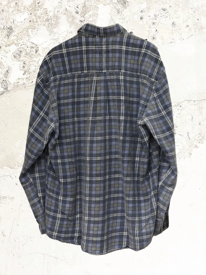 Needles wide flannel ribbon shirt