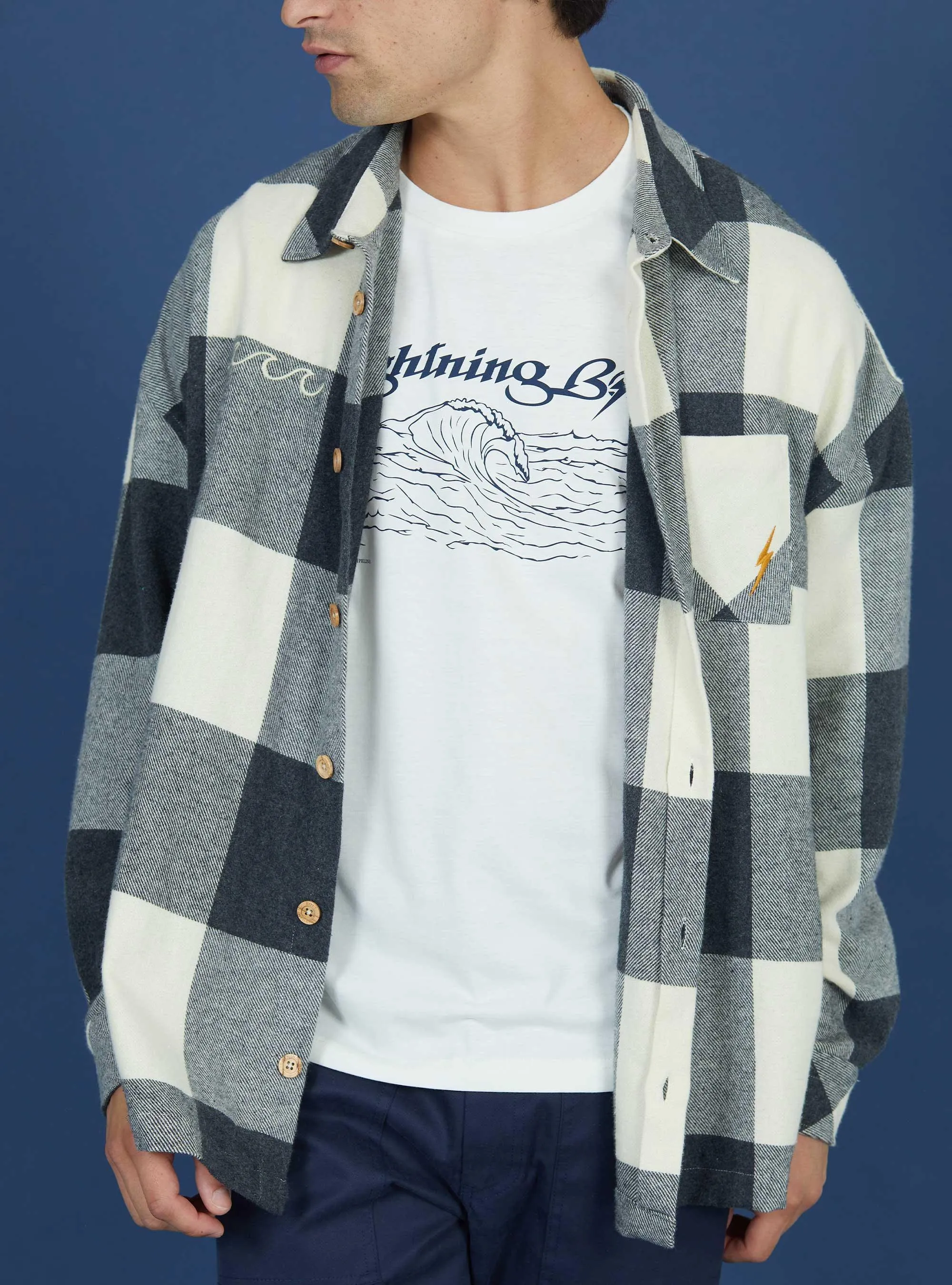 OVERSIZED COTTON-FLANNEL OVERSHIRT