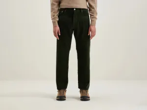 Percy dad-style trousers (242 / M / DARK OLIVE)