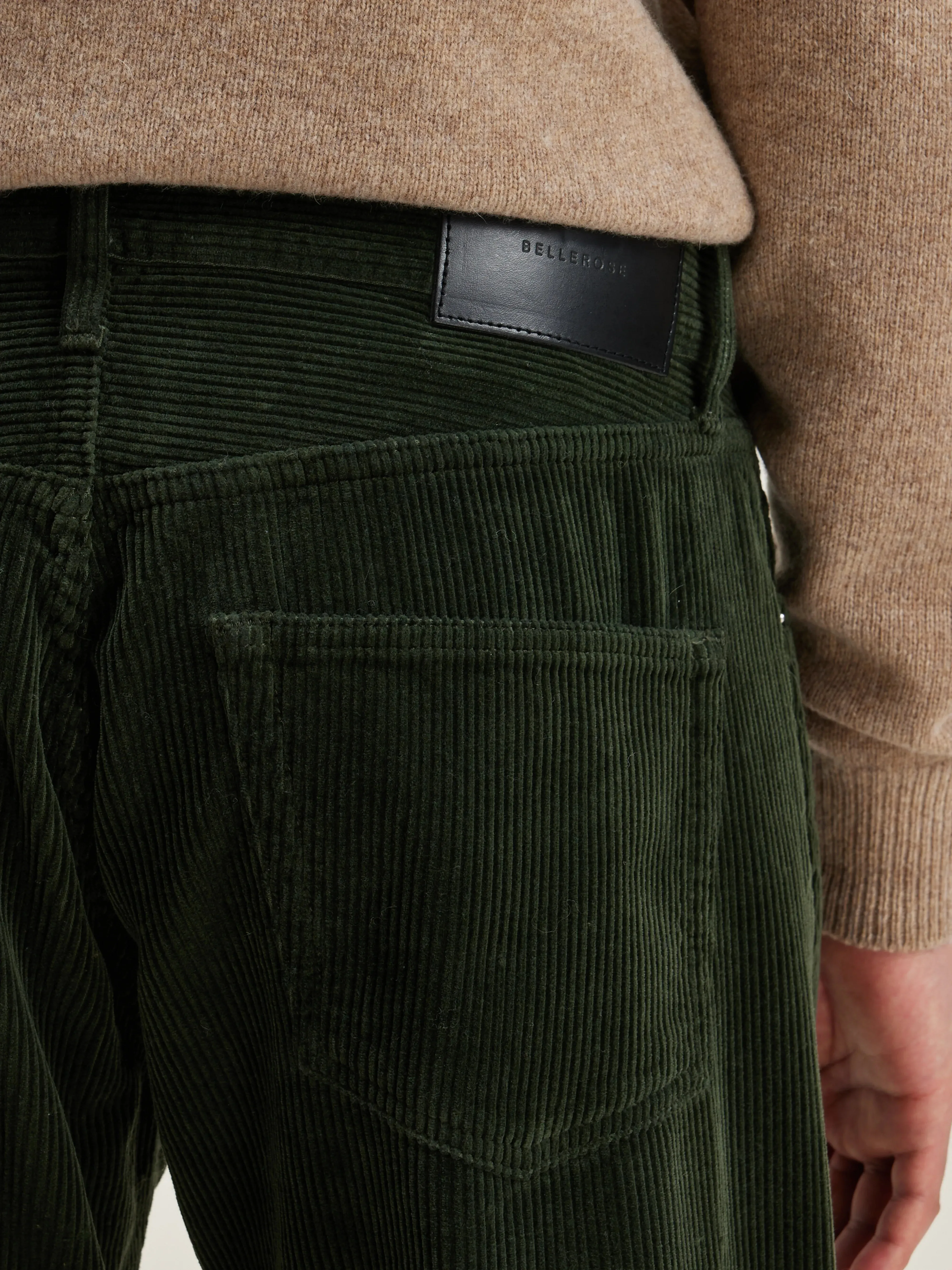 Percy dad-style trousers (242 / M / DARK OLIVE)