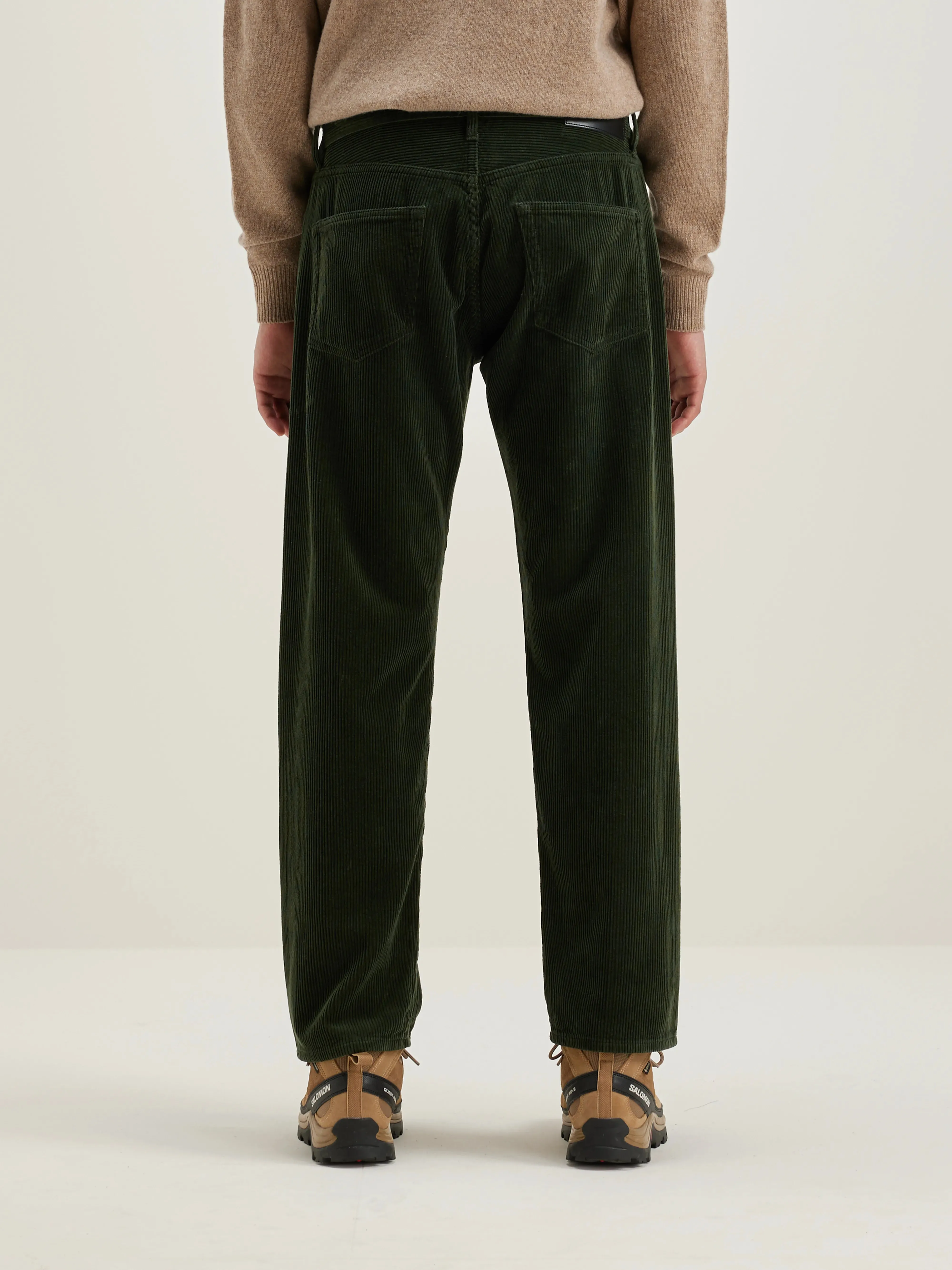 Percy dad-style trousers (242 / M / DARK OLIVE)