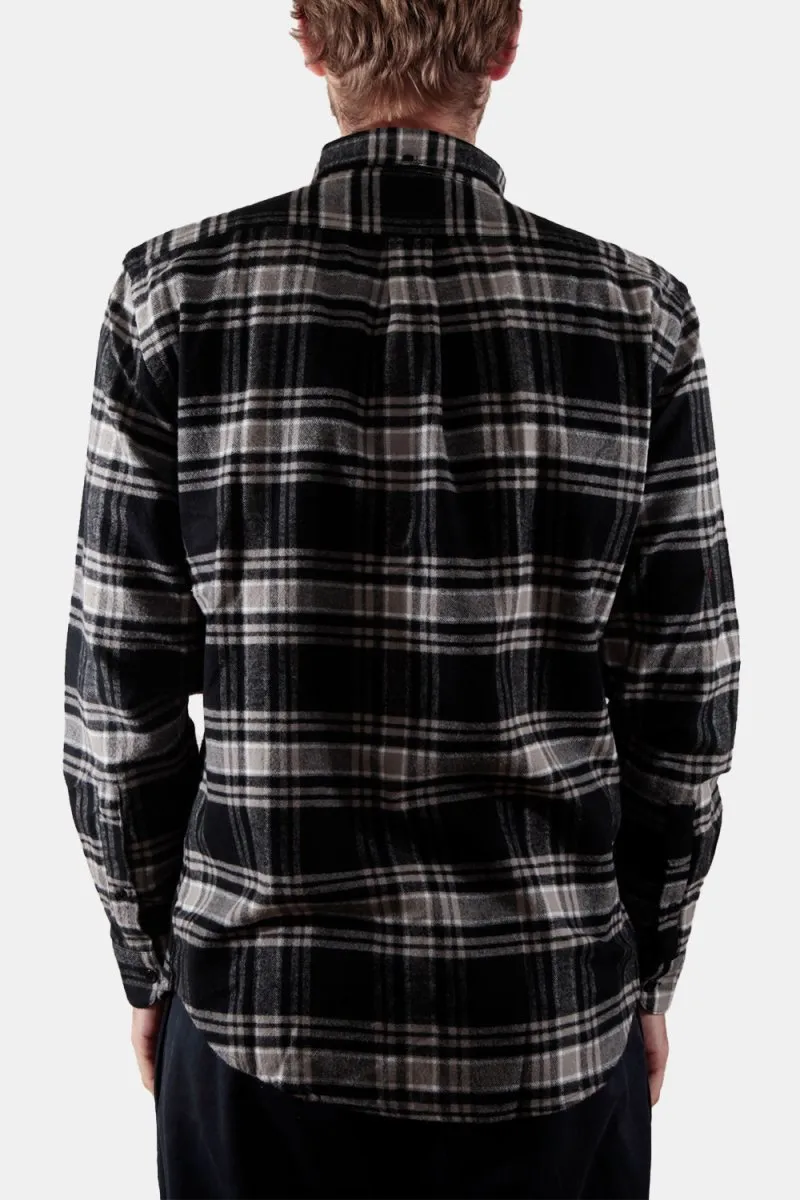 Portuguese Flannel B&B Checked ESP Shirt (Black / Grey)