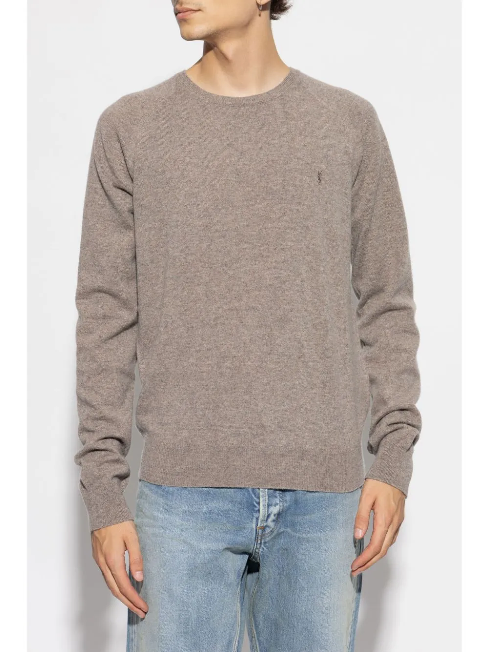 Saint Laurent  Sweaters Dove Grey