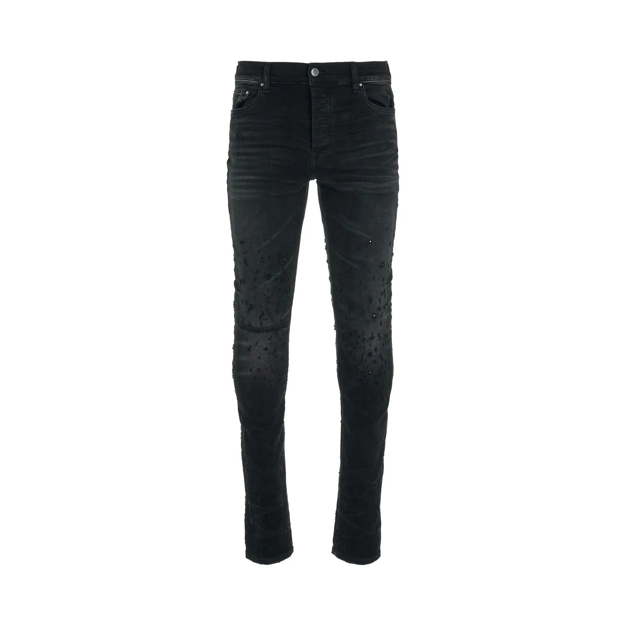 Shotgun Skinny Jeans in Faded Black