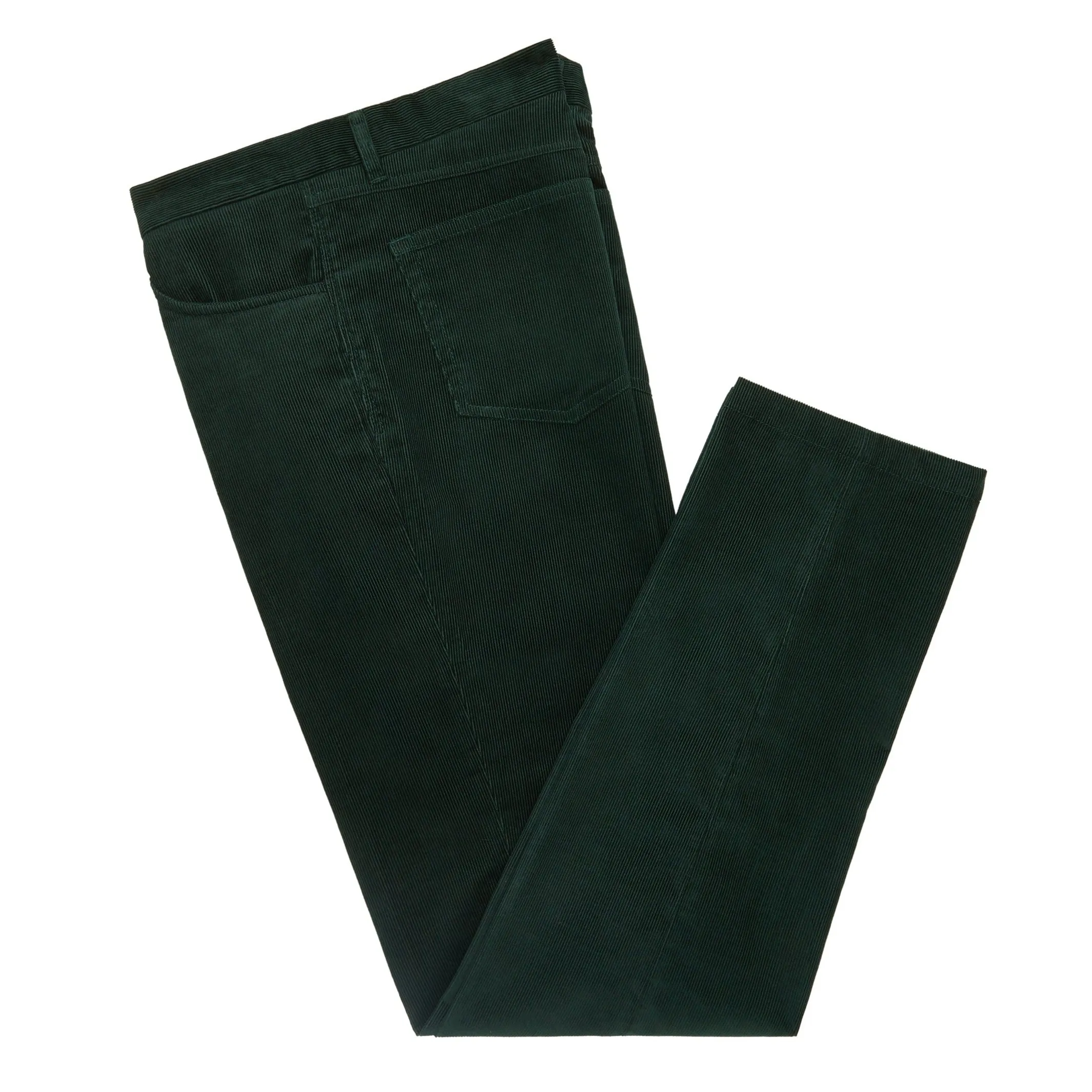 Trent Dark Green Corduroy Trouser