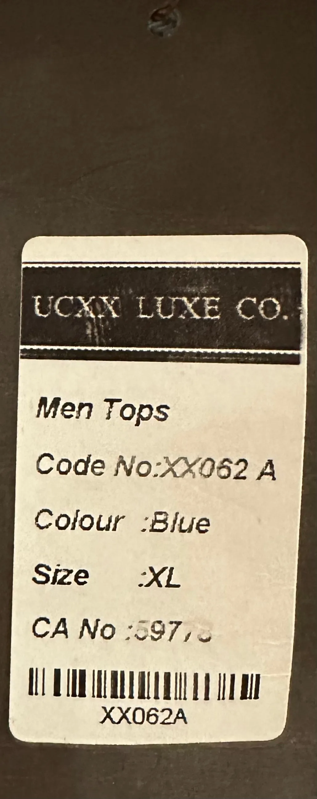 ^UCXX^ (BLUE) KNIT CREWNECK SWEATER