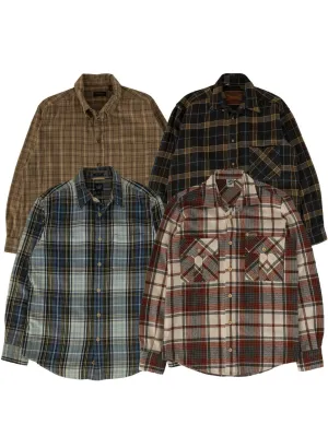 Vintage Flannel Shirts (20 pcs)