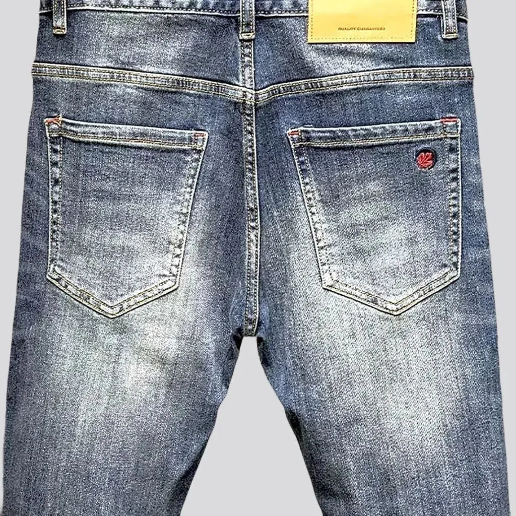 Whiskered vintage jeans
 for men