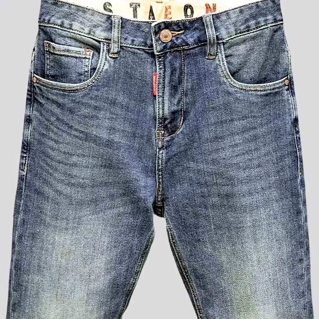 Whiskered vintage jeans
 for men