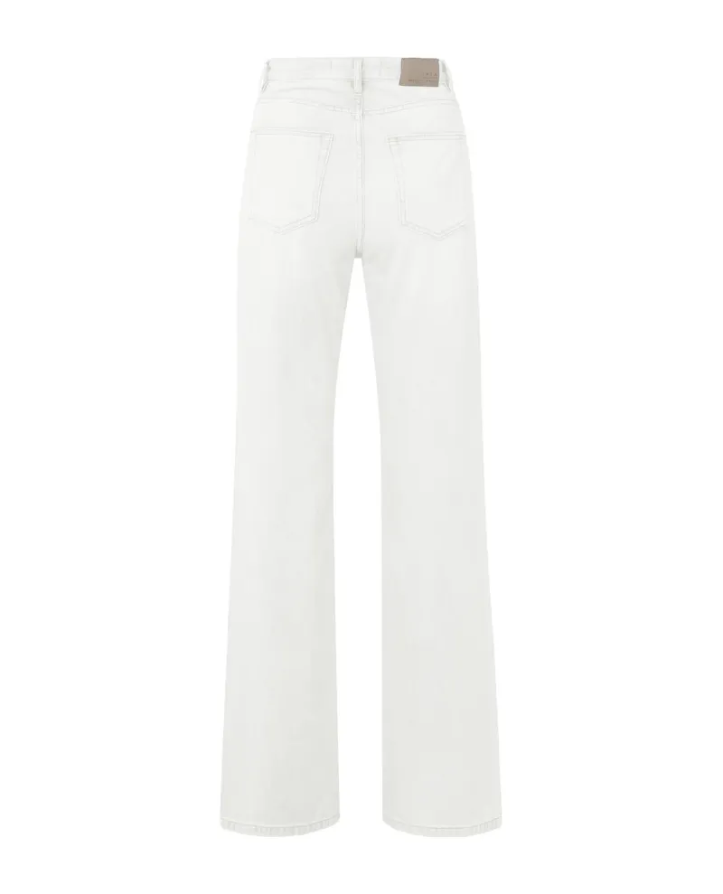 Yaya Loose White Denim Jeans